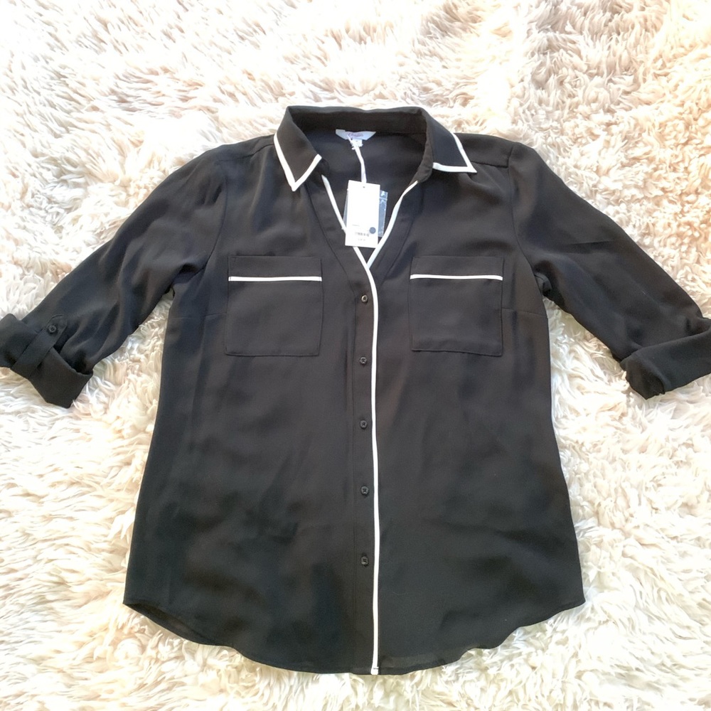 NWT Candie’s Button Down Blouse